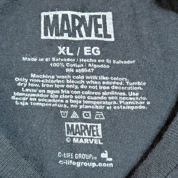 Marvel Graphic SS Tee Periodic Table of Marvel Black - Size XL - Picture 4 of 4
